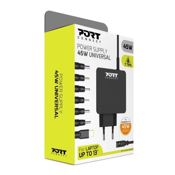 Port Connect 45W Universal Notebook Adapter - Image 3
