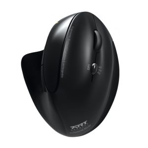 Port Connect Ergonomic Mouse Bluetooth Bk