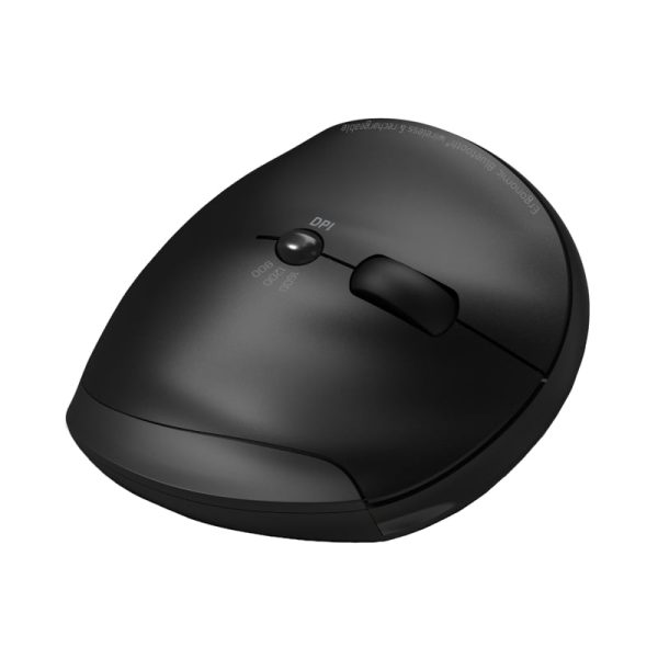 Port Connect Ergonomic Mouse Bluetooth Bk - Image 3