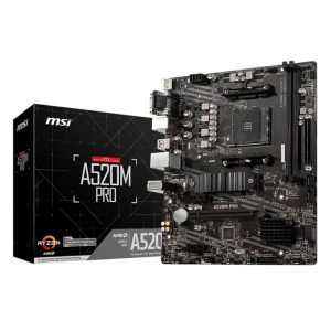 MSI A520M-PRO AMD AM4 Motherboard