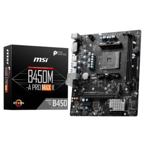MSI B450M-APRO MAX II AMD AM4 Motherboard