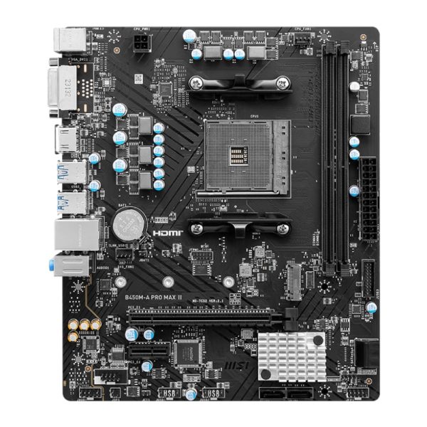 MSI B450M-APRO MAX II AMD AM4 Motherboard - Image 5
