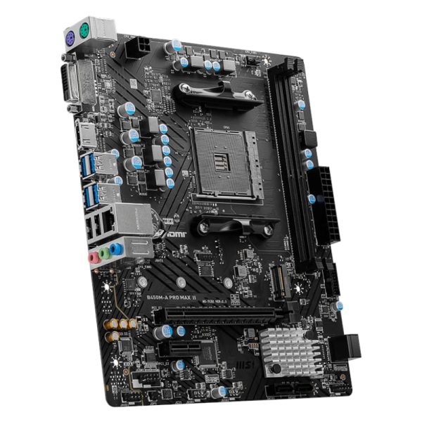MSI B450M-APRO MAX II AMD AM4 Motherboard - Image 4