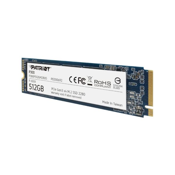 Patriot P300 512GB M.2 PCIe NVMe SSD - Image 3