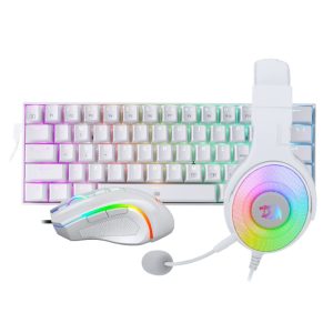 REDRAGON 3 IN1 WIRED COMBO WHITE