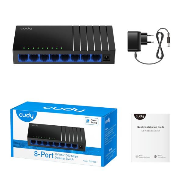 Cudy 8-Port Gigabit Desktop Switch - Image 2
