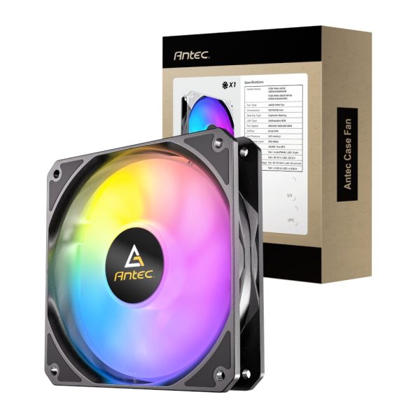 Antec P12 120mm ARGB Reverse Case Fan black