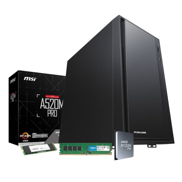PCBuilder AMD Ryzen5 PRO 4650G Desktop PC
