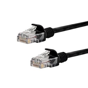 Gizzu Cat6 UTP Fly Lead Ethernet Network Cable 20m Black