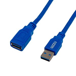 Gizzu USB 3.0 Extension Cable 5m Blue