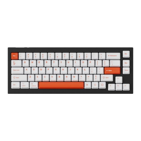 Keychron OEM Dye Sub PBT Orange White - Image 3