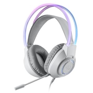 Redragon SCREAM Over Ear RGB Gaming Headset White