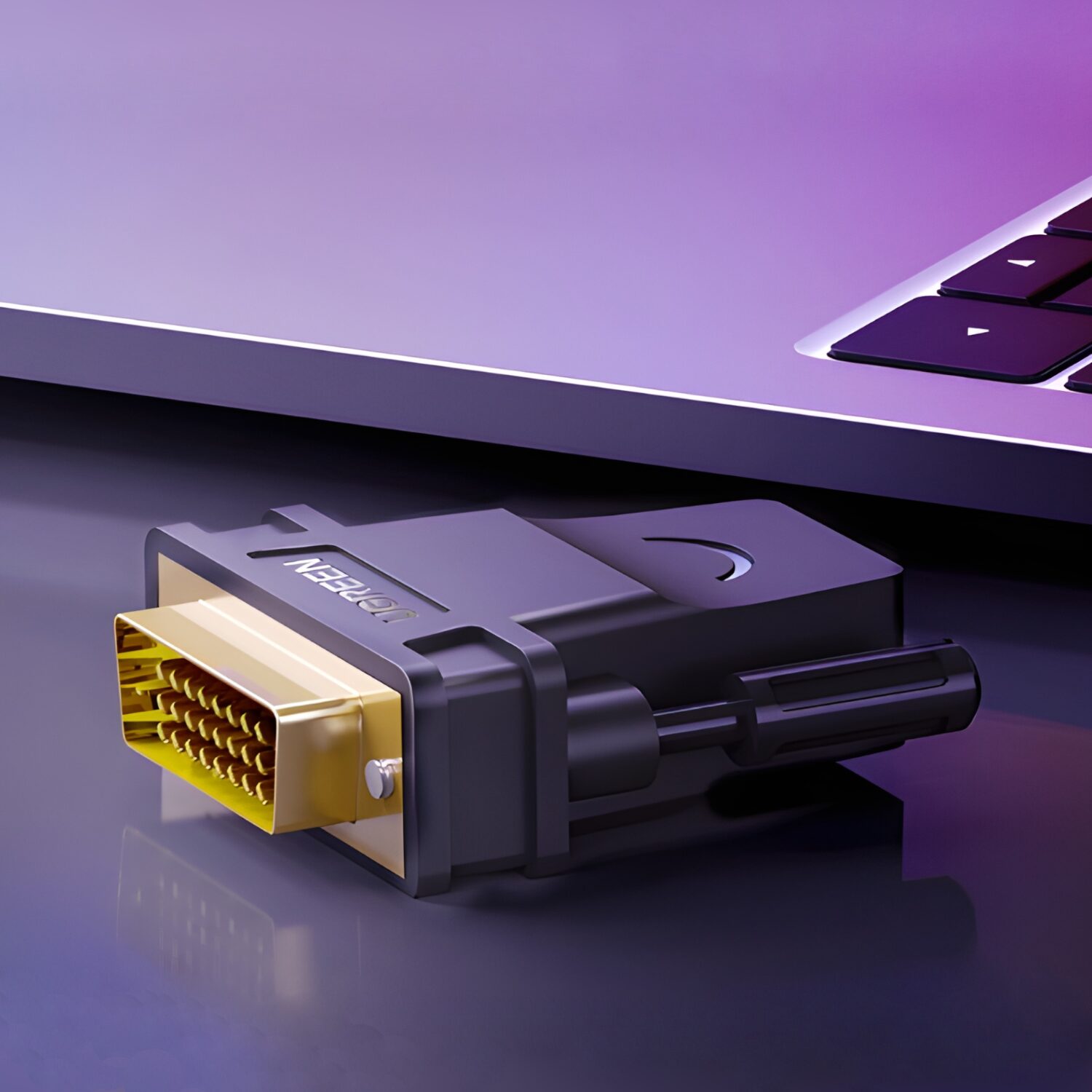 UGREEN DVI Male to HDMI Female Adapter Black - Image 3