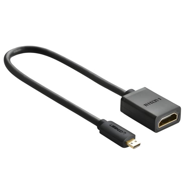 UGREEN Micro HDMI Male to Female Adapter Black - Image 2