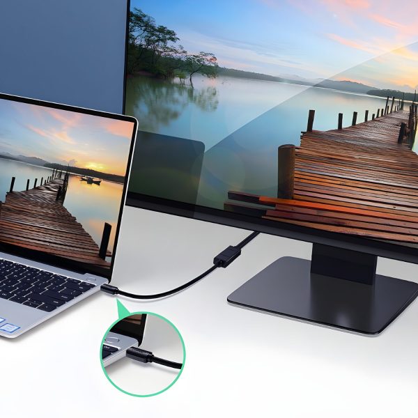 UGREEN Micro HDMI Male to Female Adapter Black - Image 4