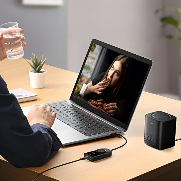 UGREEN USB A to 3.5mm External Stereo Sound Adapter Black - Image 3