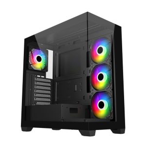 FSP M340 ARGB ATX Gaming Chassis Black