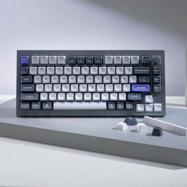 Keychron Q1 Pro 75% Red K Pro Switches RGB Wireless Keyboard - Grey - Image 4