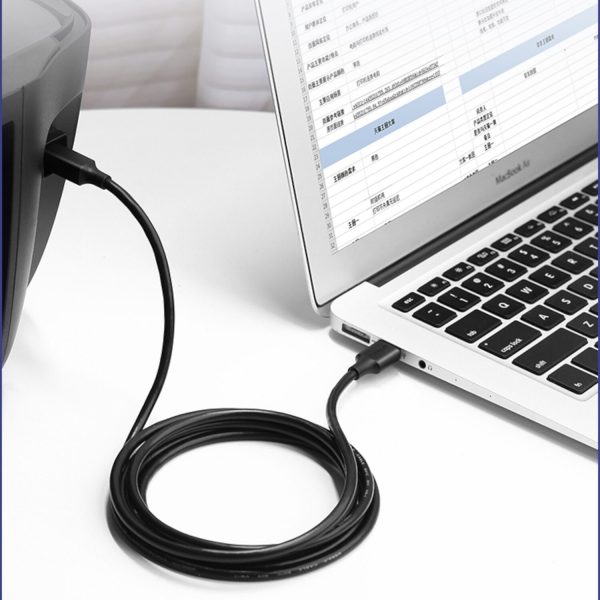 UGREEN US135 USB 2.0 to USB-B Printer Cable, 480Mbps - 3m - Image 4