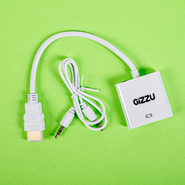 Gizzu 1080P HDMI to VGA Adapter with Audio - Image 4