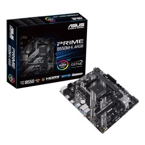 Asus PRIME B550M-K ARGB AM4 Motherboard