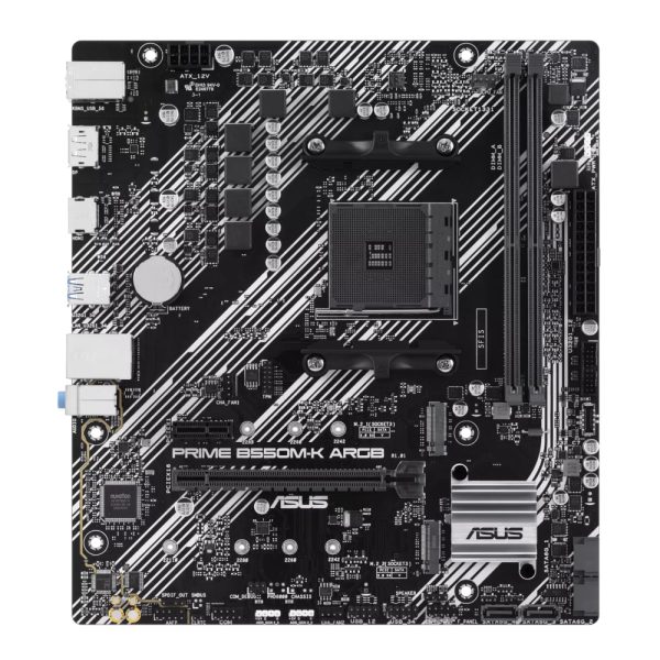 Asus PRIME B550M-K ARGB AM4 Motherboard - Image 2
