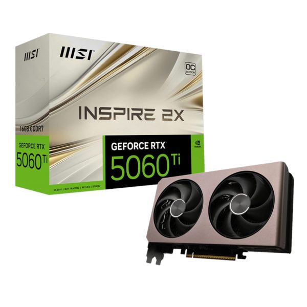 MSI RTX 5060 Ti 16GB INSPIRE 2X OC