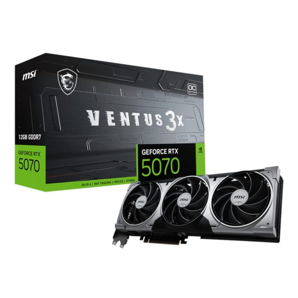 MSI GeForce RTX 5070 12GB VENTUS 3X