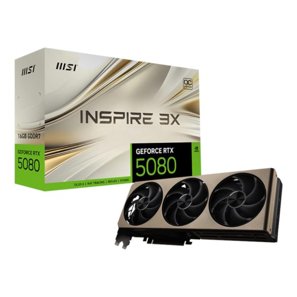 MSI GeForce RTX 5080 16GB INSPIRE 3X