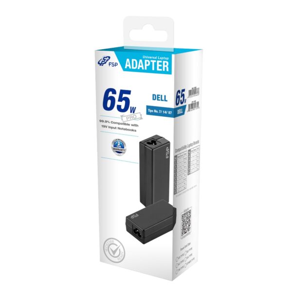 FSP PRO 65W Universal Laptop Adapter Dell - Image 4