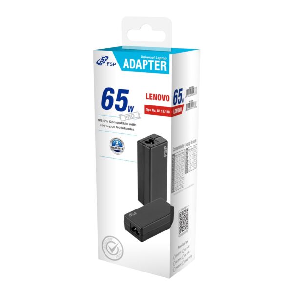 FSP PRO 65W Universal Laptop Adapter Lenovo - Image 4