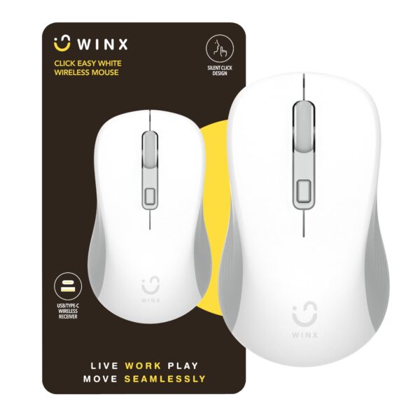 WINX CLICK Easy 1600DPI Wireless Mouse White