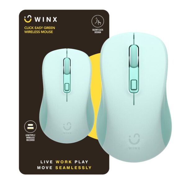 WINX CLICK Easy 1600DPI Wireless Mouse Green