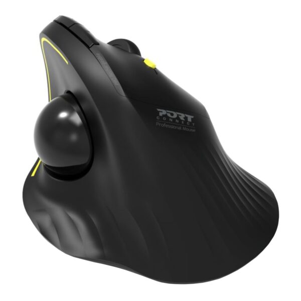 Port Connect Bluetooth Wireless Ergonomic Trackball Mouse - Image 2