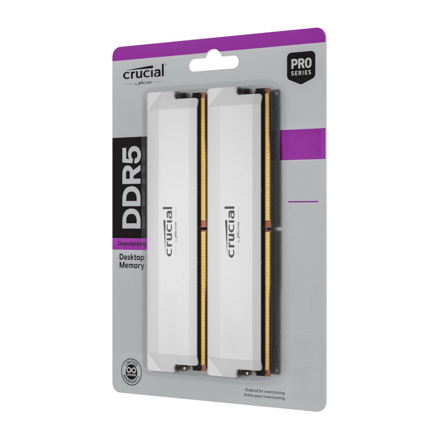 Crucial Pro DDR5 6400MHz 32GB OC Memory Kit White - Image 4