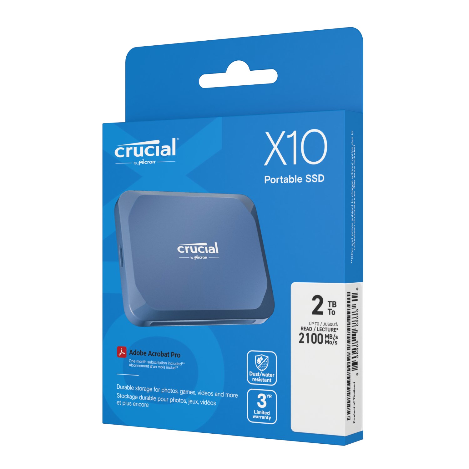 Crucial X10 2TB Type-C Portable SSD - Image 4