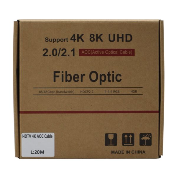 GIZZU 4K Active fibre Optic HDMI Cable 20m - Image 4