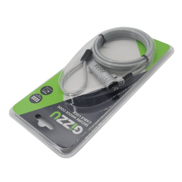 Gizzu Secure Wedge Code Cable Lock 1.8m - Image 4