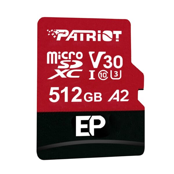Patriot EP V30 A2 512GB Micro SDXC Memory Card - Image 2
