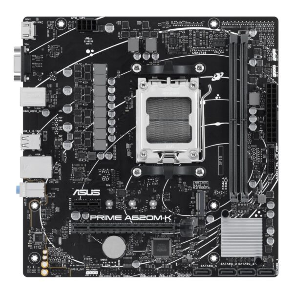 ASUS Prime A620M-K AM5 M-ATX Motherboard - Image 2