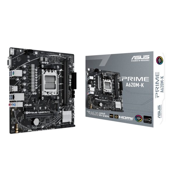 ASUS Prime A620M-K AM5 M-ATX Motherboard