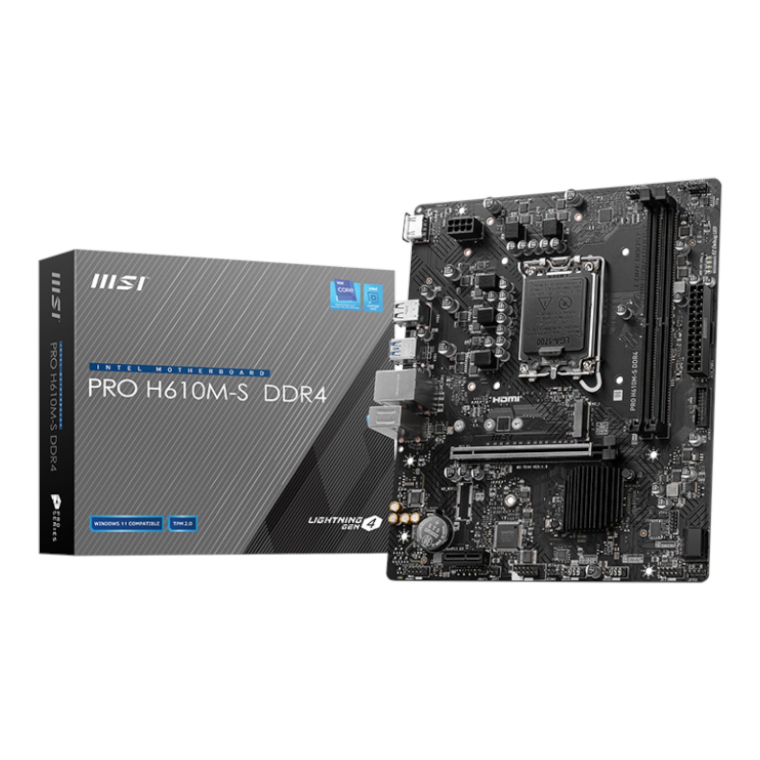 MSI H610M-S PRO LGA1700 M-ATX Motherboard