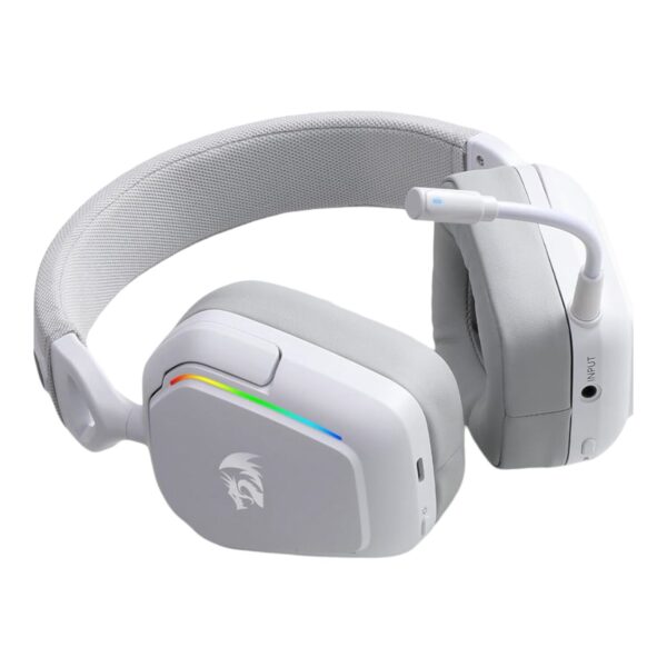Redragon H868 RGB Wireless Headset White - Image 2