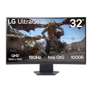 LG UltraGear 32 inch 180Hz Curved Gaming 1ms