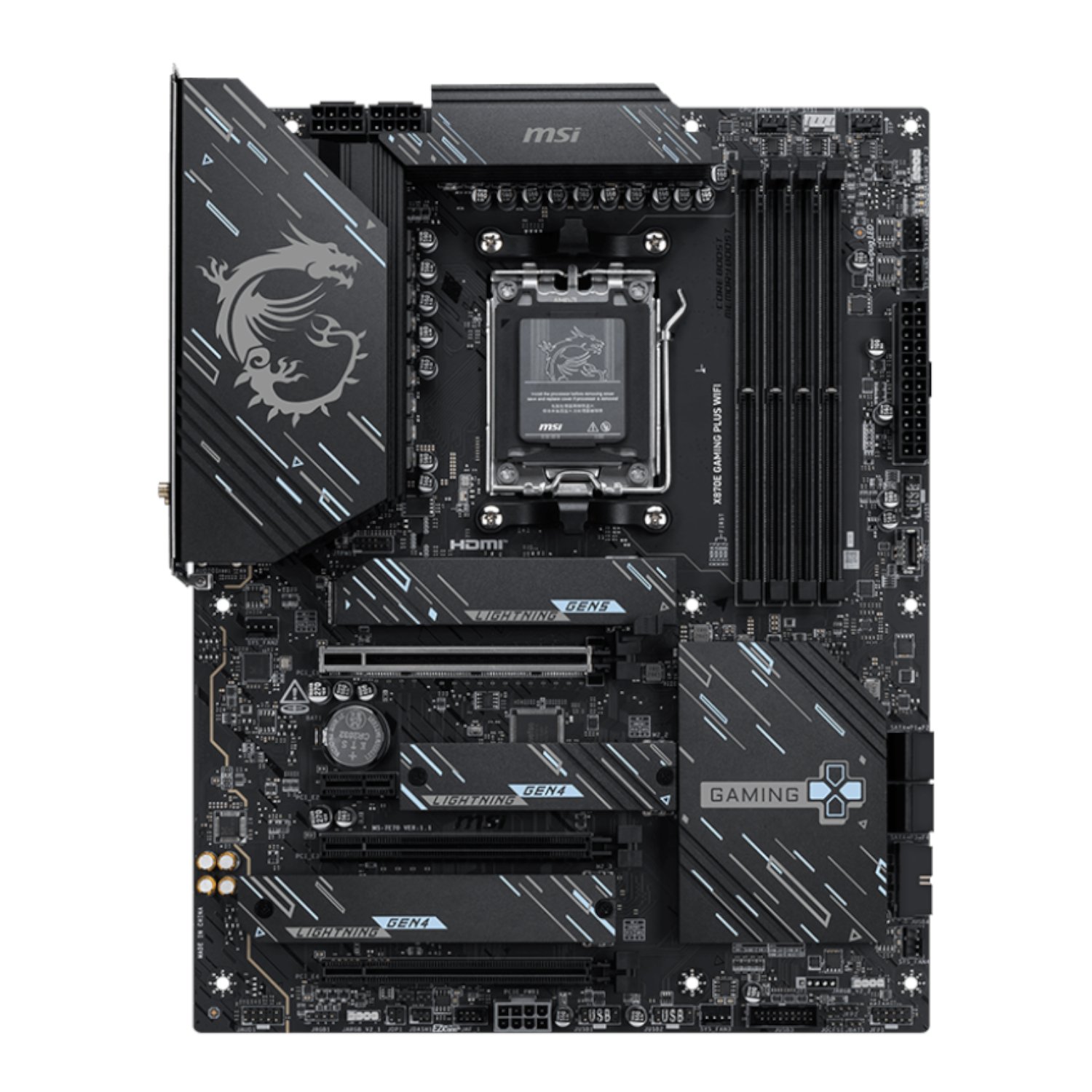 MSI X870E Gaming Plus WIFI Motherboard - Image 2