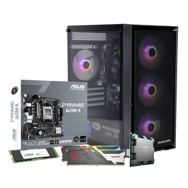 PCBuilder Ryzen 5 8600G WARDEN Gaming PC - Image 2
