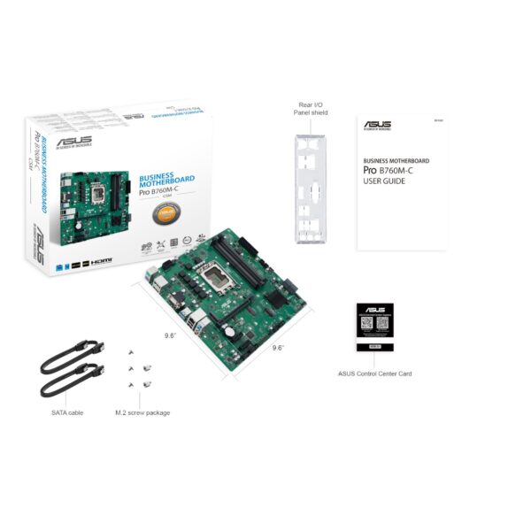 ASUS PRO B760M C CSM LGA 1700 Motherboard - Image 4
