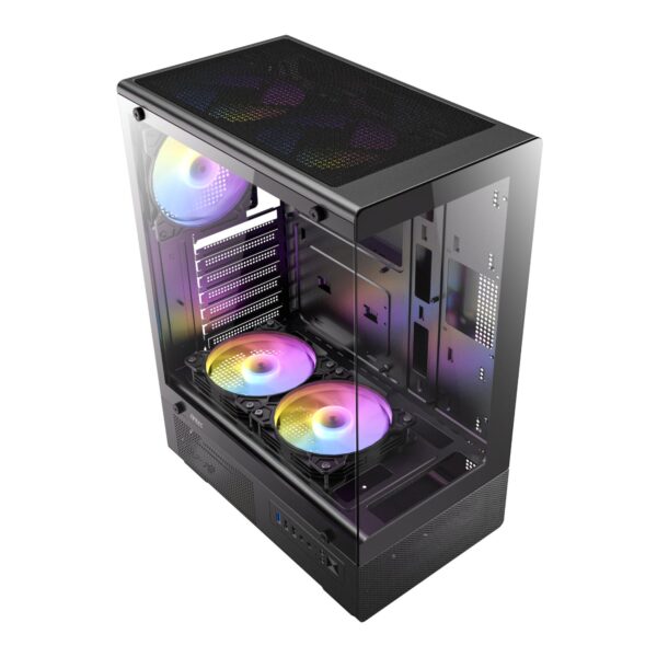 Antec VCX200 RGB Elite Gaming Chassis Black - Image 4