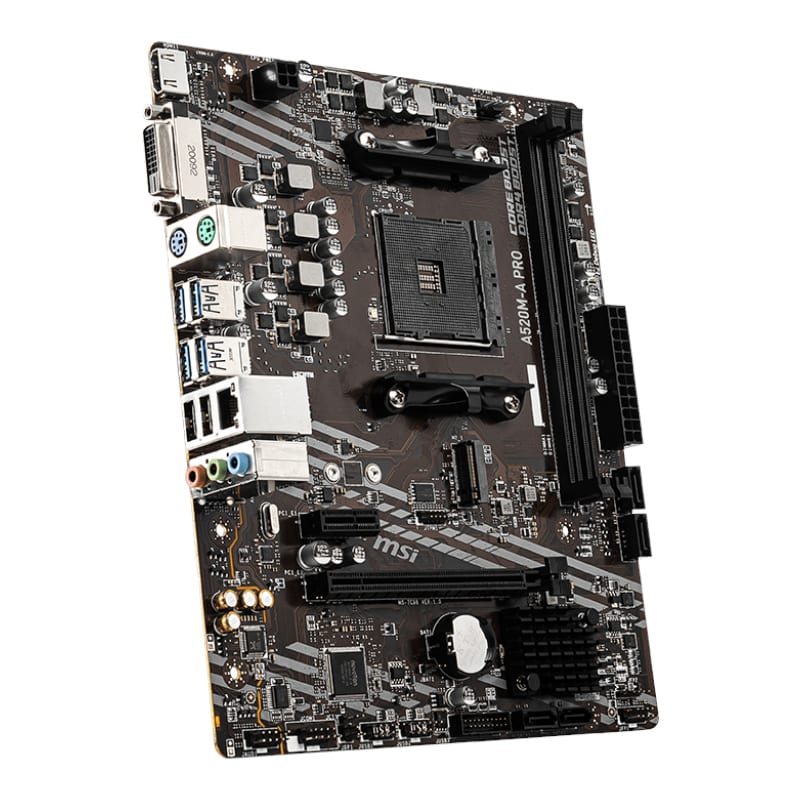 MSI A520M-A PRO AM4 AMD MATX Motherboard - Image 3