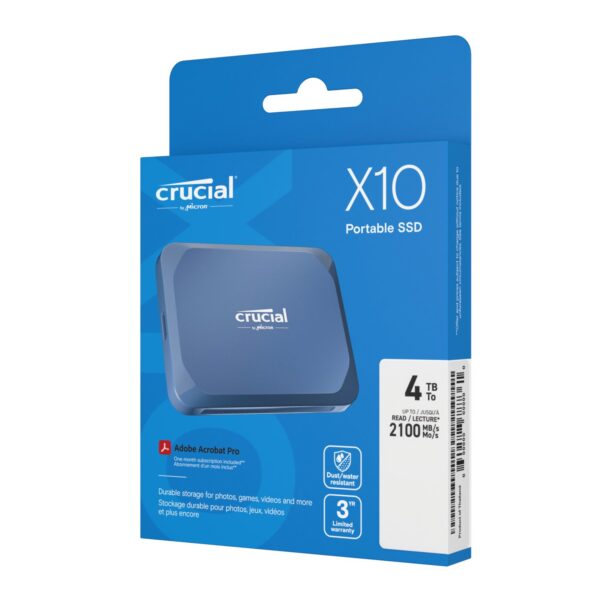 Crucial X10 4TB Type-C Portable SSD - Image 4